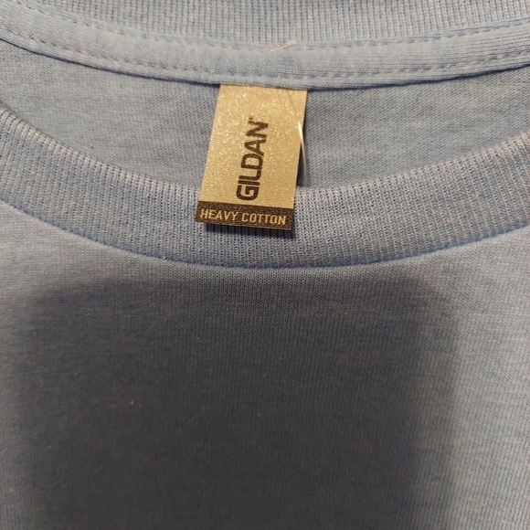 Shark T-shirt (blue) Large unisex tee - Picture 5 of 7